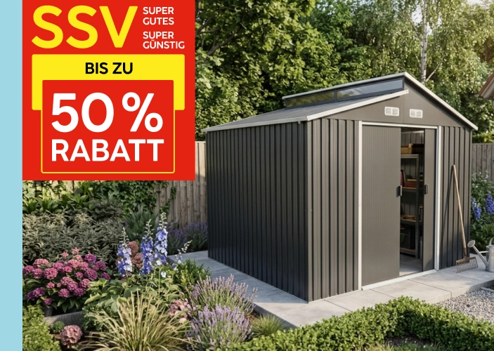 SSV - bis zu 50% Rabatt - Gerätehaus Bild