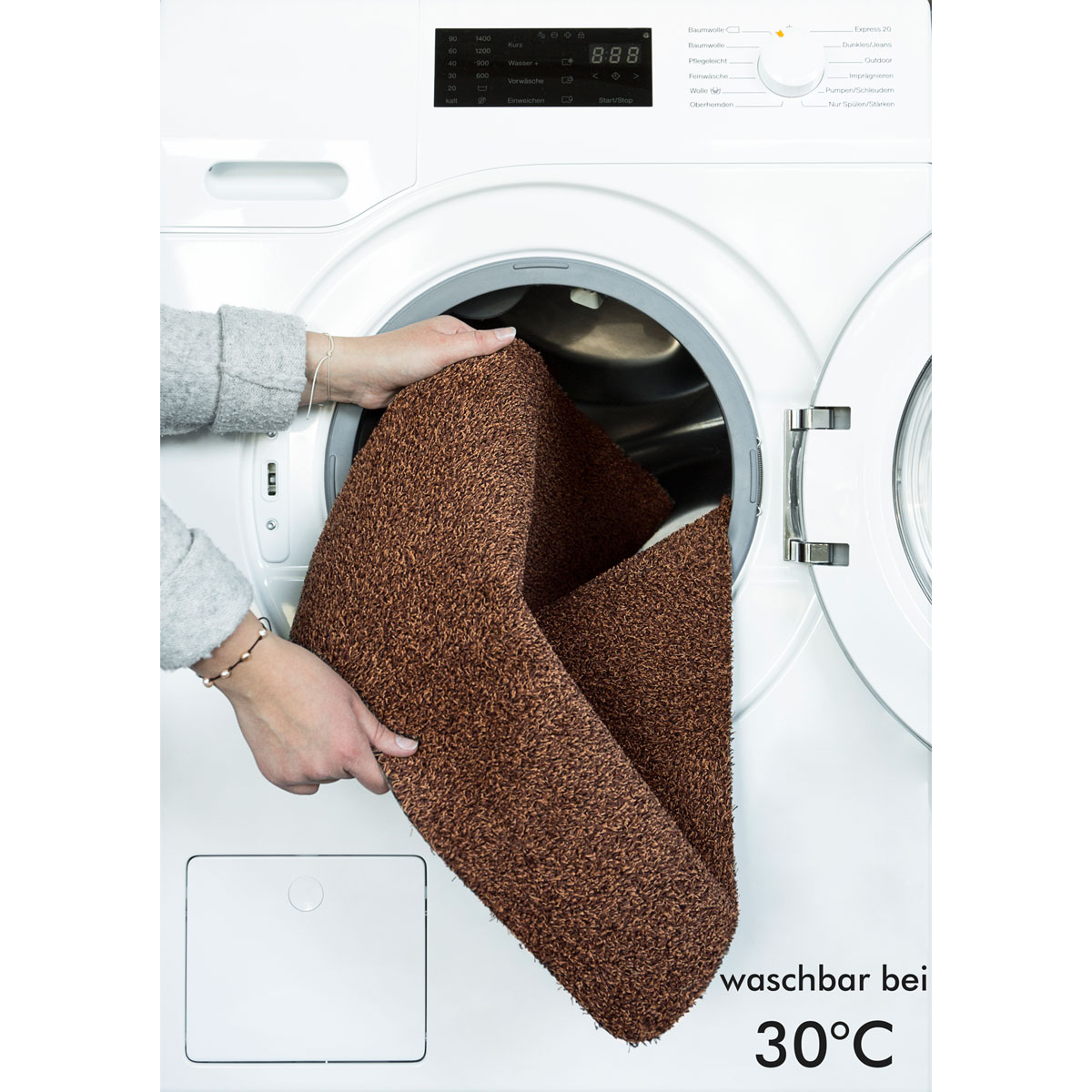 Baumwollmatte Samson 40 x 60 cm braun Bild 3