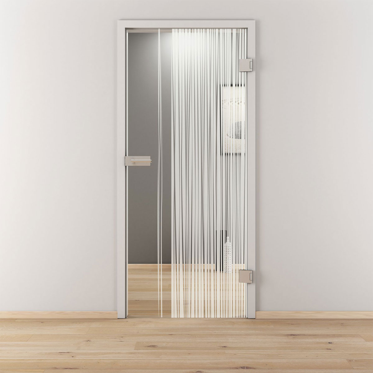 Novadoors Glasdrehtür NOVA 584 klar 70,9 x 197,2 cm Rechts