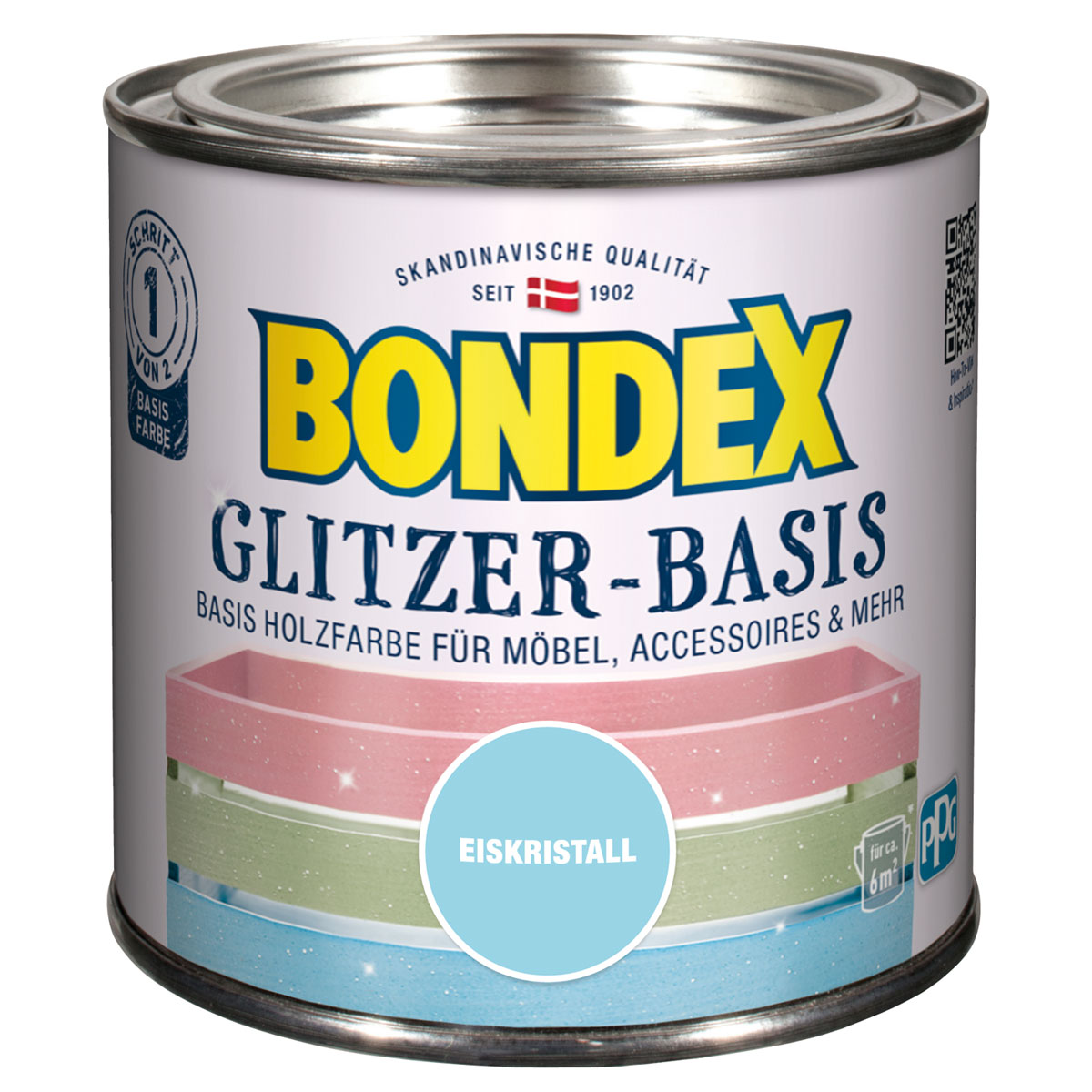 Bondex Glitzer-Basis Eiskristal 500 ml Bild 1