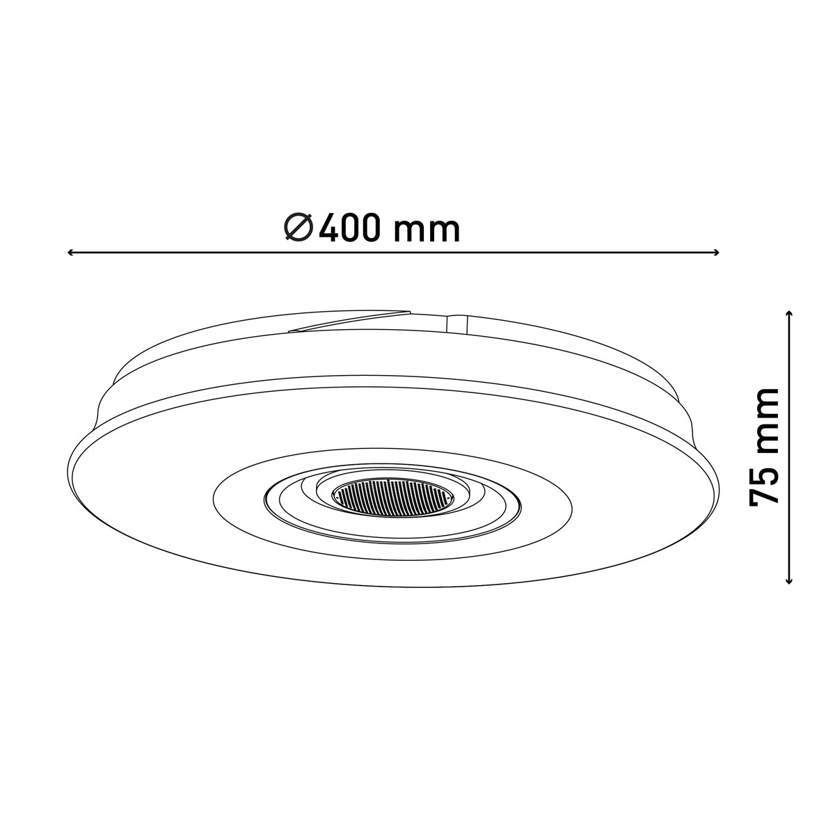 näve LED-Deckenleuchte Ottawa mit Bluetooth weiß Bild 11