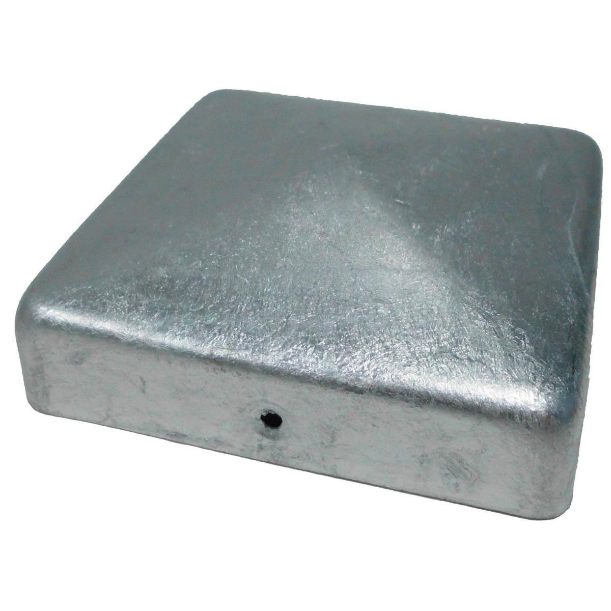 Connex Pfostenkappe ohne Kugel 9 x 9 cm feuerverzinkt