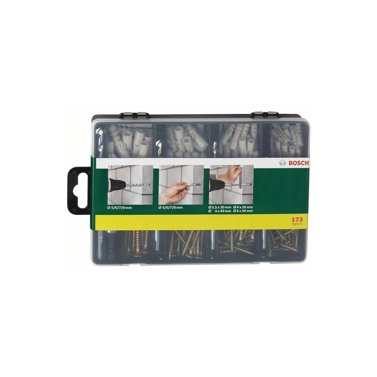 Bosch  Befestigungs-Set 173-telig Bild 2