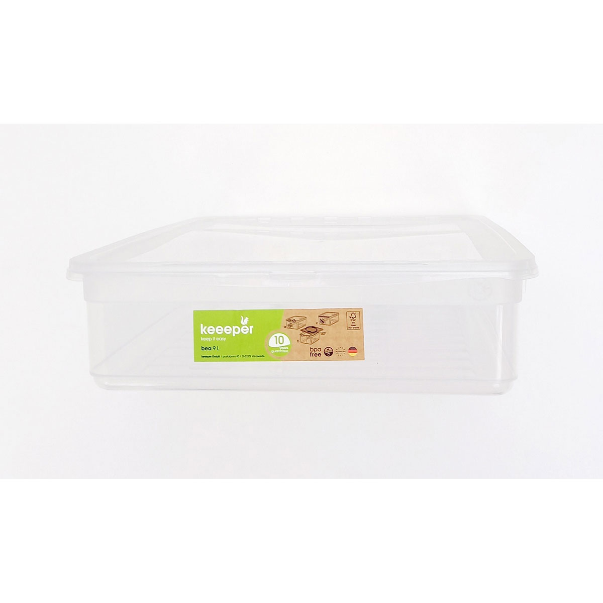 keeeper Aufbewahrungsbox Bea 39 x 9 x 33,5 cm 9 L Bild 1