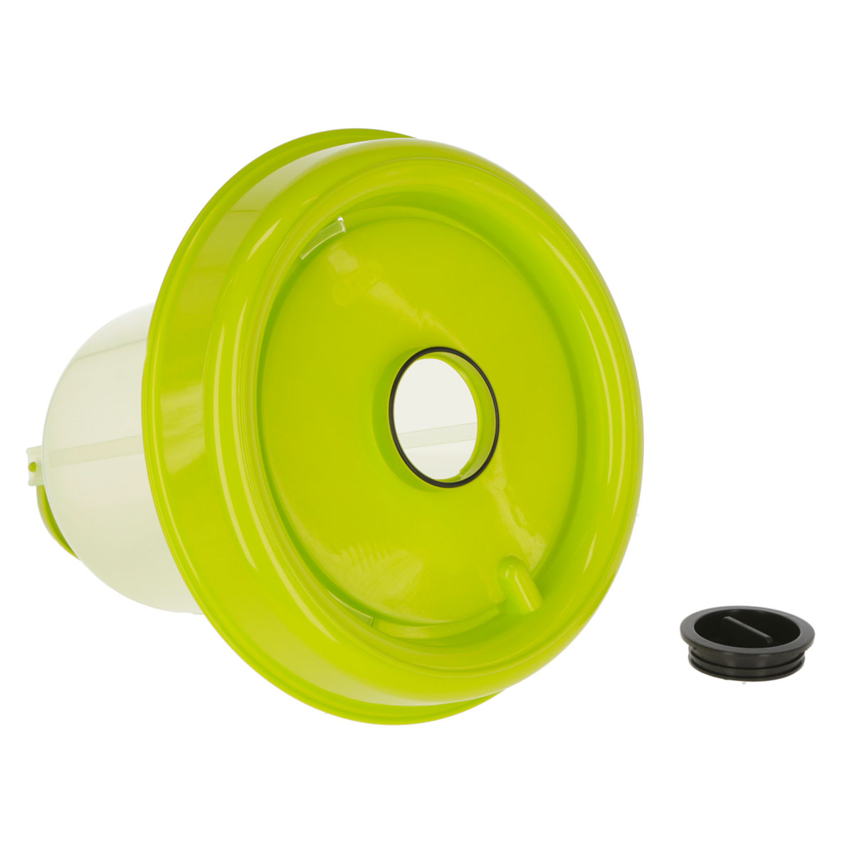 Kunststofftränke mit Stöpsel 10 L grün Bild 3