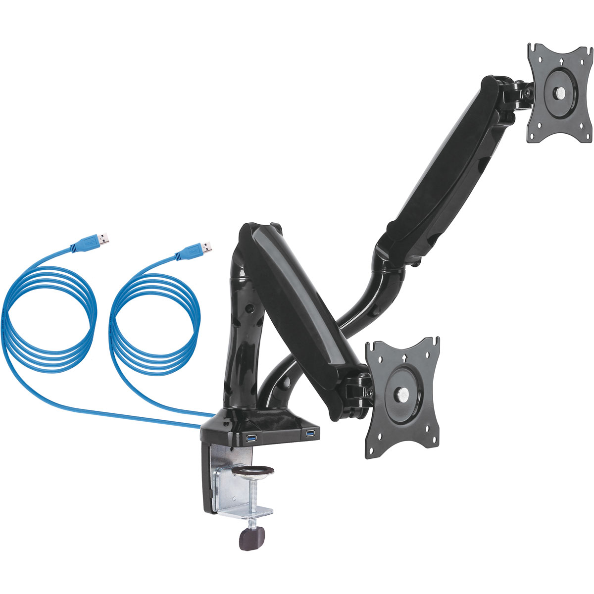 Schwaiger  Monitor-Tischhalter Full Motion 2 für 2 Monitore bis 29 Zoll Bild 1