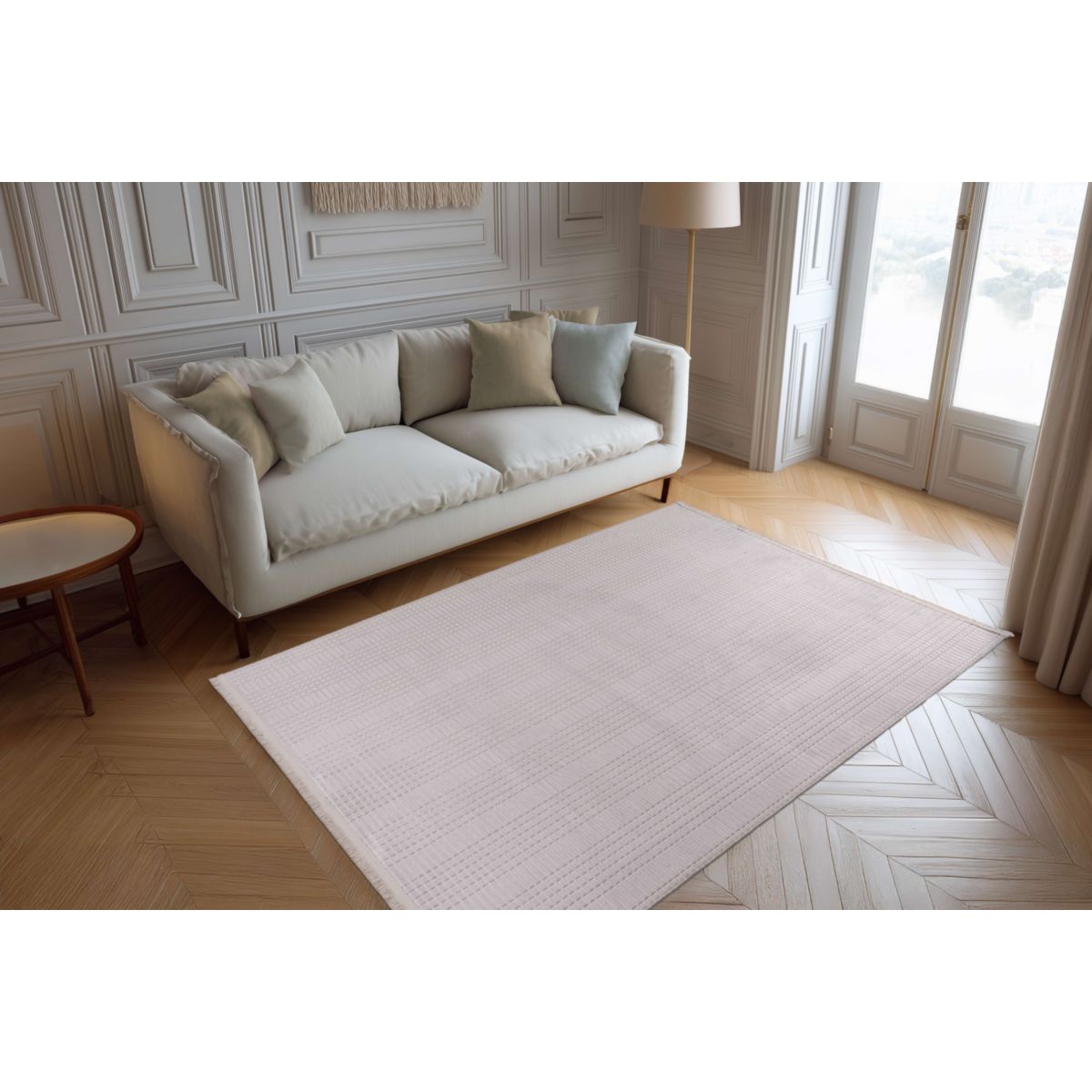 Kirma 325 Silber 200 x 280 cm Bild 2