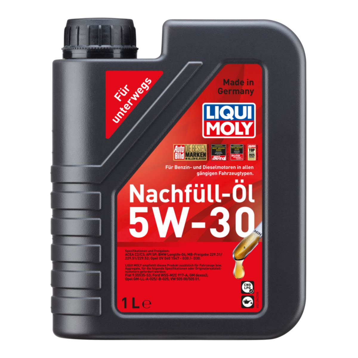 Motoröl Nachfüll-Öl 5W-30 1 Liter