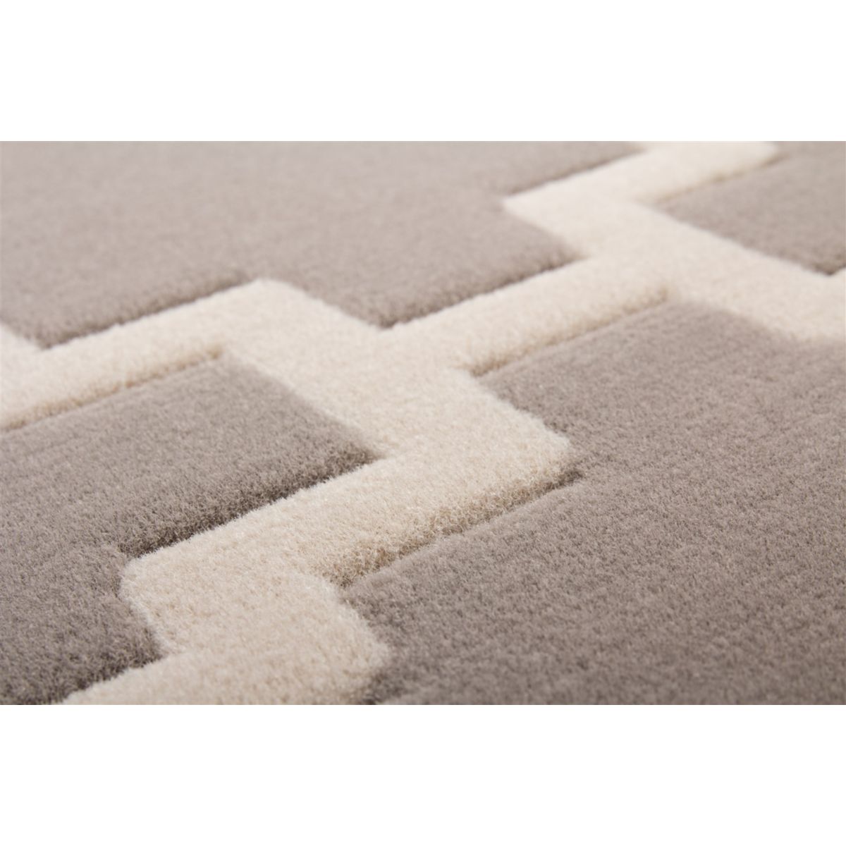 Lina 225 Taupe / Elfenbein 80cm x 150cm Bild 3