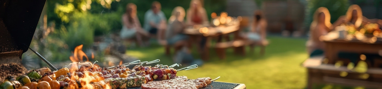 Gartenparty mit Grill