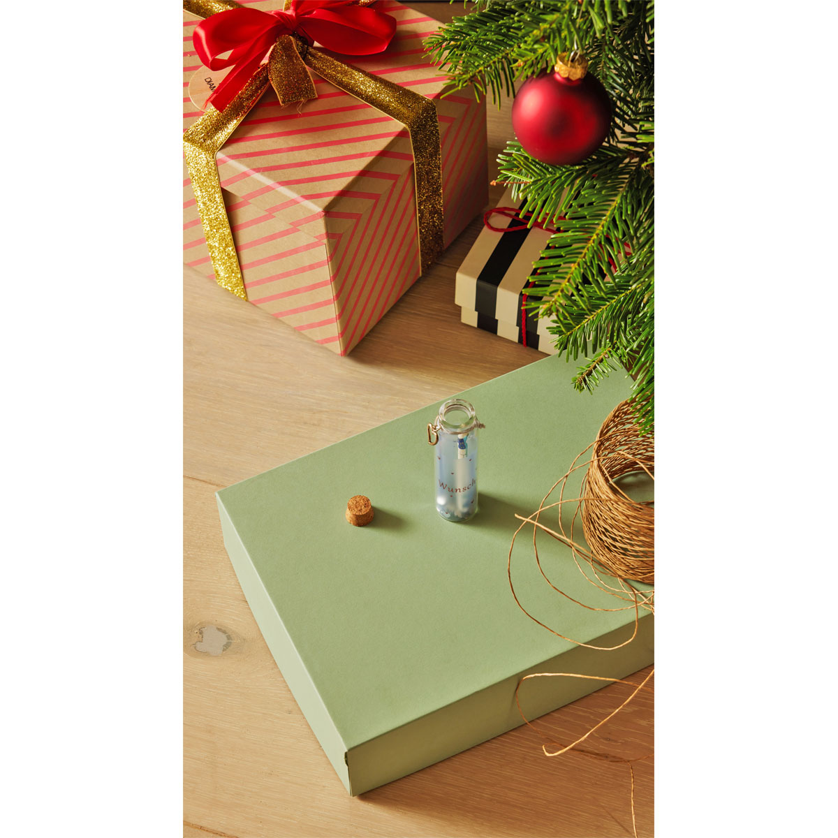 Glasröhre Wunscherfüller Ø x H 3 x 11 cm Bild 3