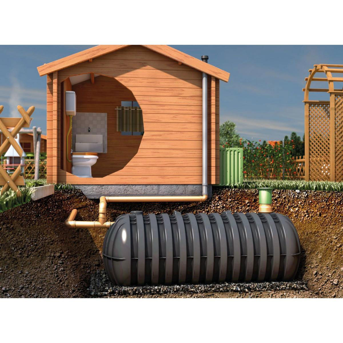 Garantia Sammelgrube Stabilus mit DIBt Zulassung 3000 L Bild 2