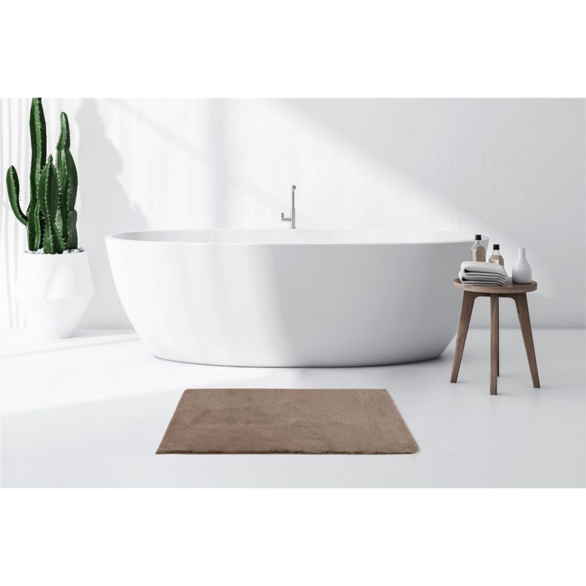 Badematte Rabbit Light 225 dunkelbeige 65 x 100 cm Bild 2