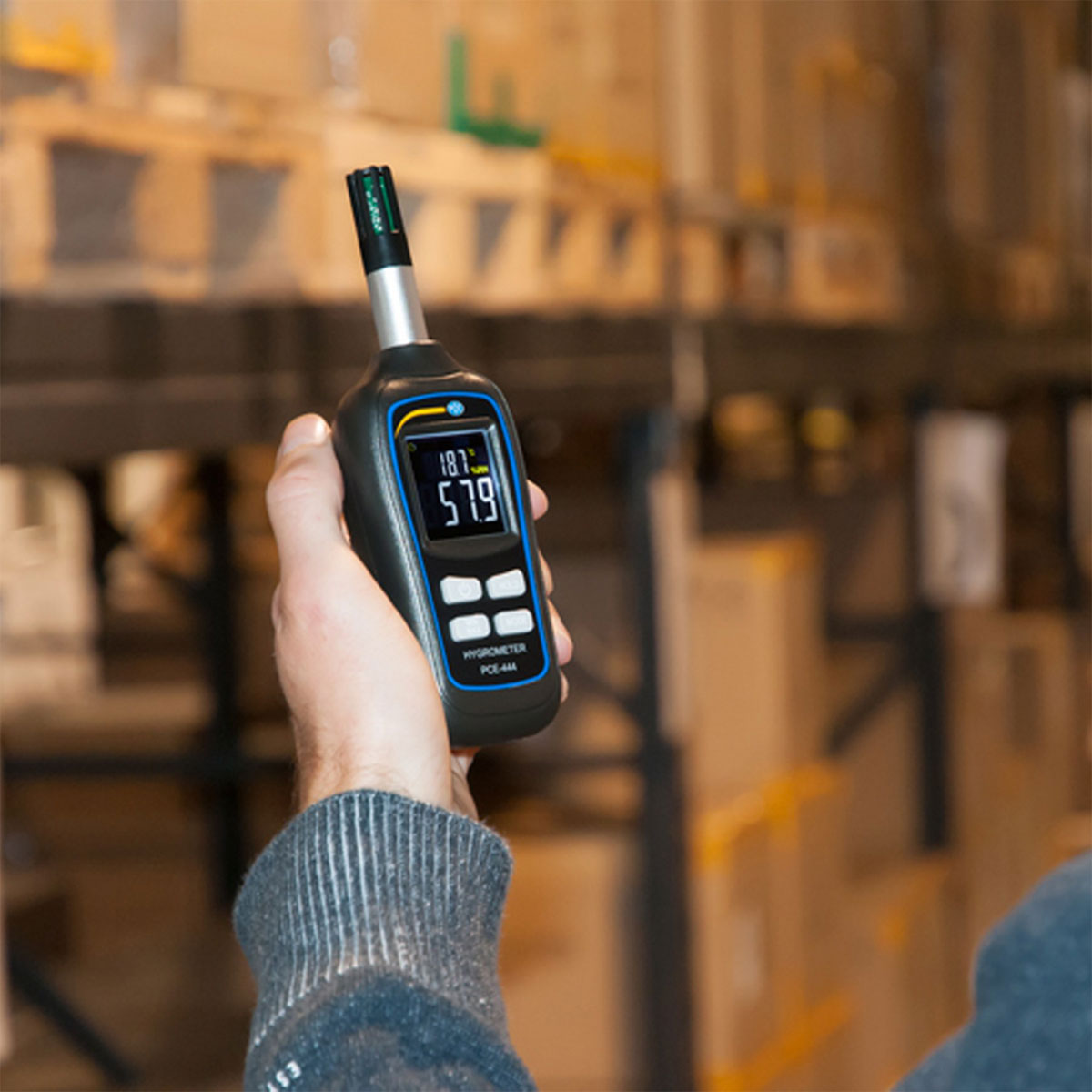 PCE Instruments Hygrometer „PCE-444“ für Luftfeuchte und Lufttemperatur Bild 5