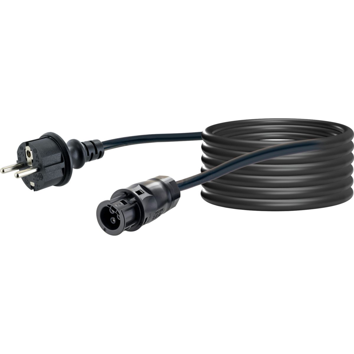 Schwaiger Anschlusskabel Batterie auf Schuko für Wechselrichter 10 m  Bild 3