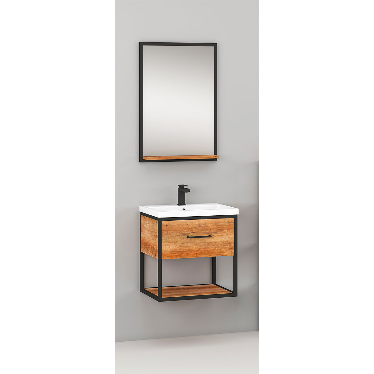 Spiegel Alfa 50 x 70 x 13 cm