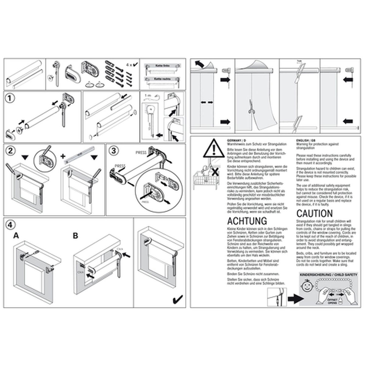 Gardinia Seitenzugrollo 82 x 230 cm Silvalin natur Bild 8