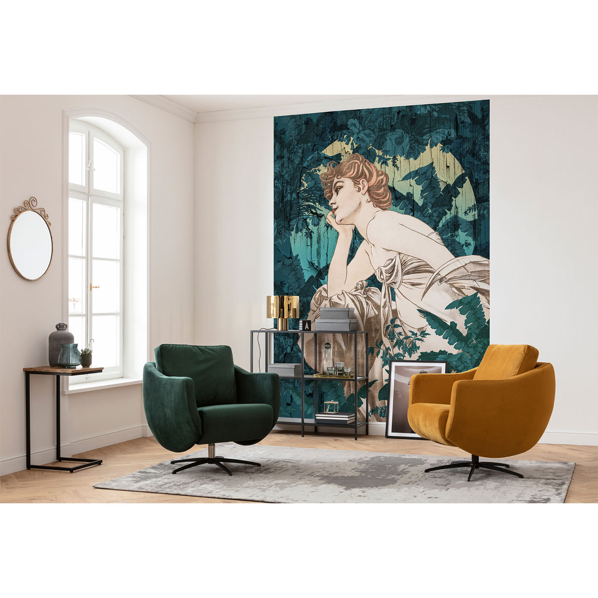 Komar  Vlies Fototapete Songes Vert 200x280 cm