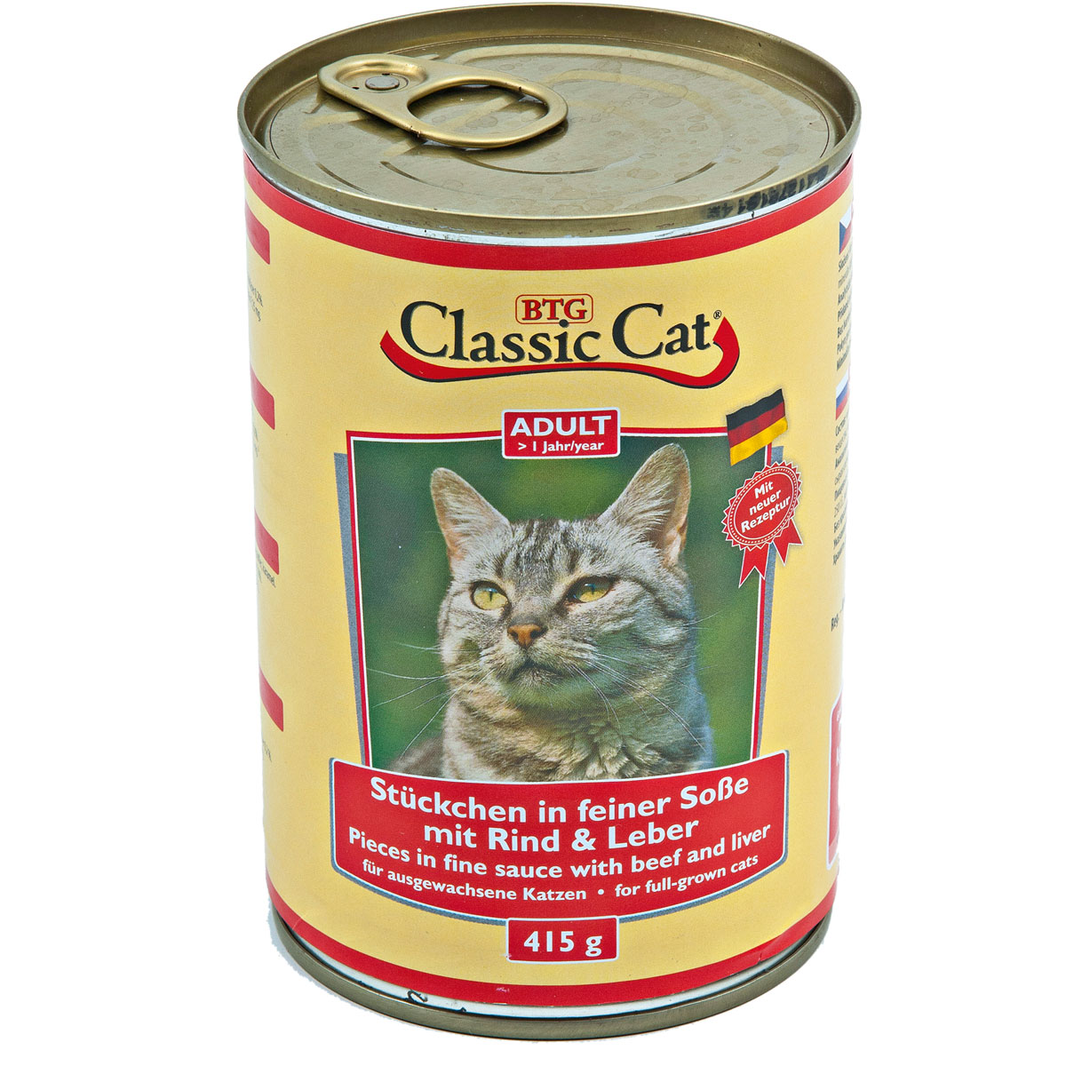 Classic Cat Katzenfutter Rind und Leber in Soße 415 g Bild 2