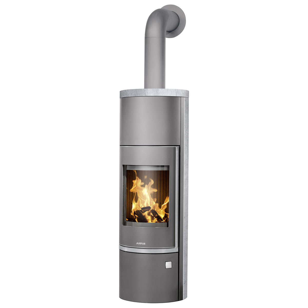 Kaminofen Faro Aqua 2.0 SpecksteinKorpus Stahl Gussgrau