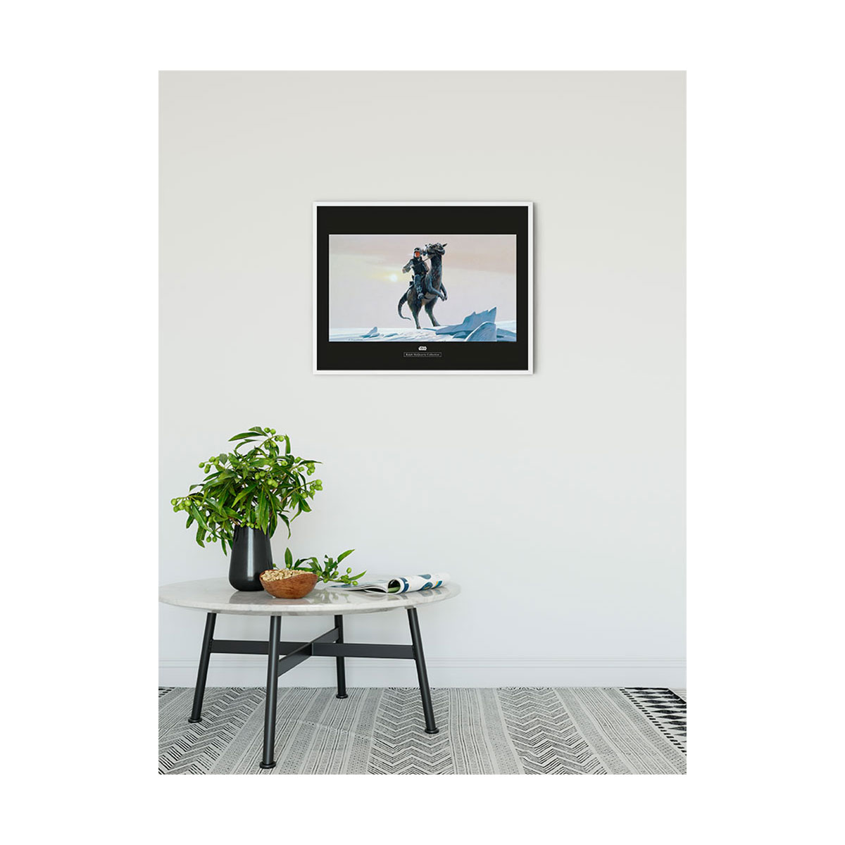 Komar  Wandbild Star Wars Classic Hoth Tauntaun 40x30 cm