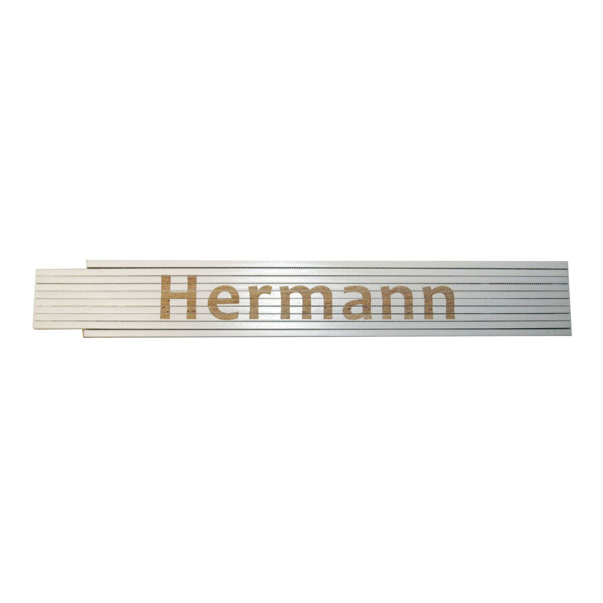 Meterstab Hermann 2m weiß