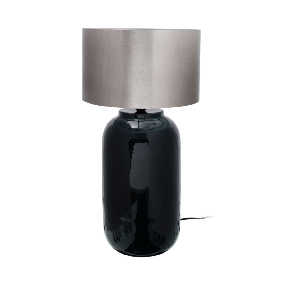 Tischlampe Art Deco 725 dunkelgrün silber