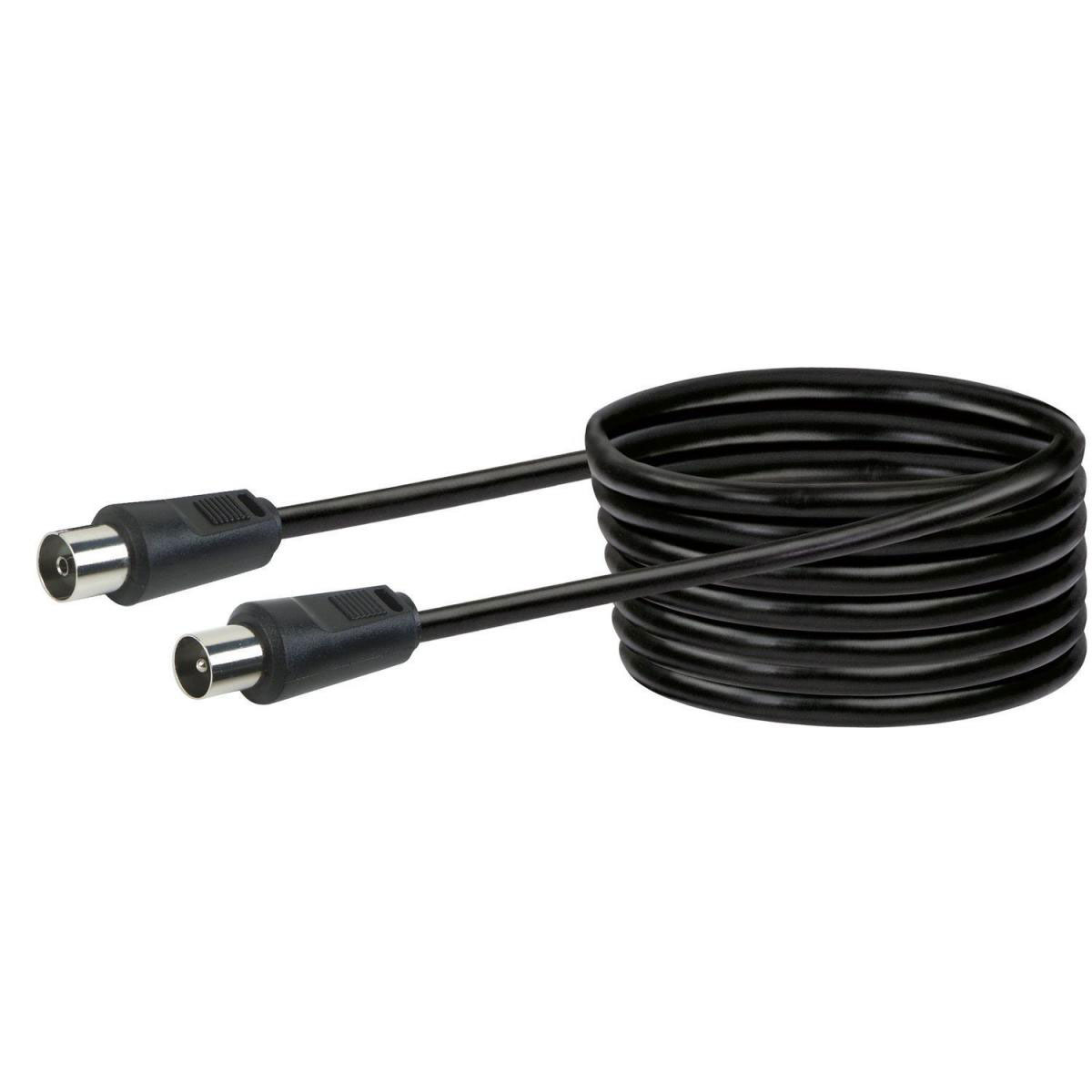 Schwaiger Antennenkabel 75 dB 10 m schwarz