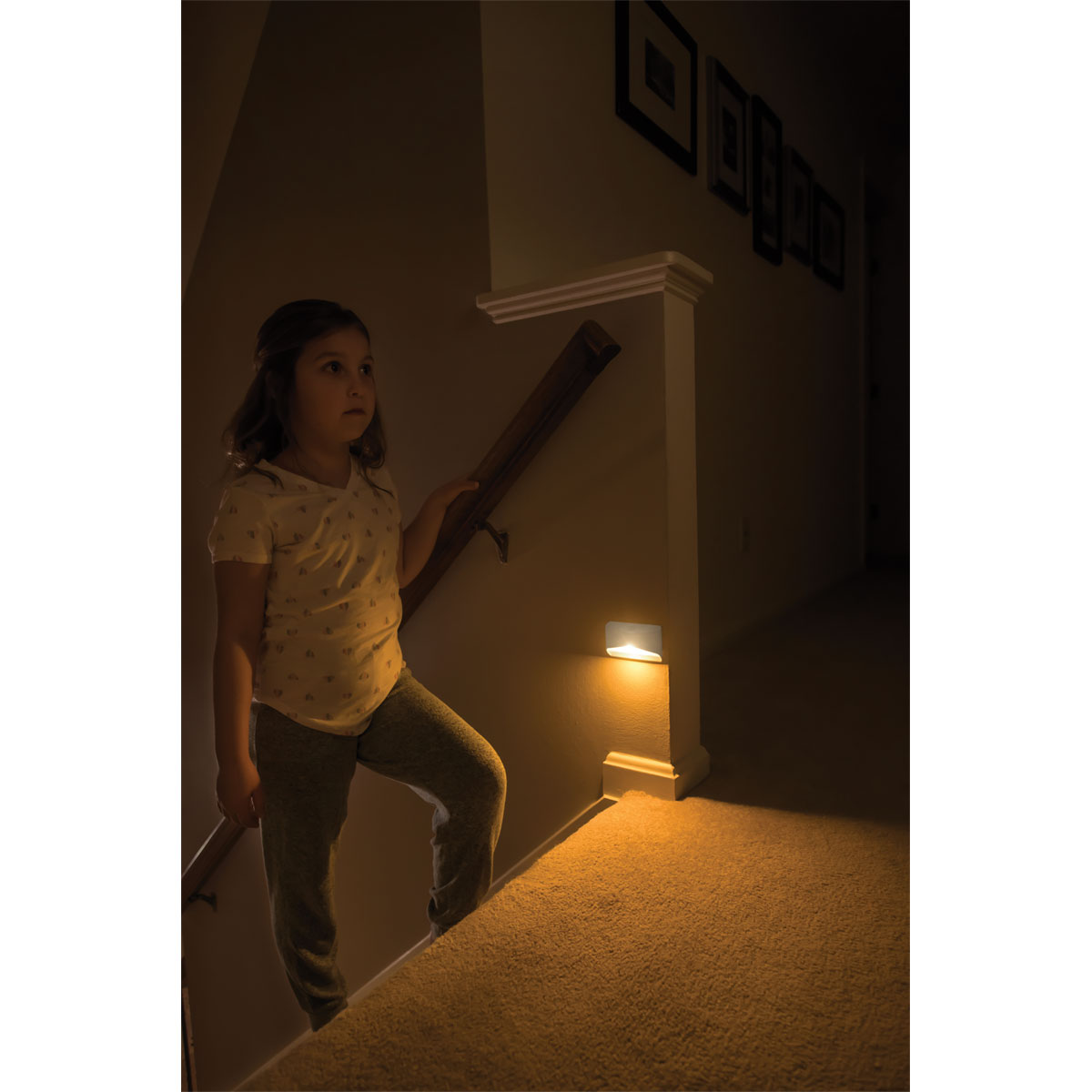 Batteriebetriebens Treppennachtlicht Amber-Gelblicht Bild 3