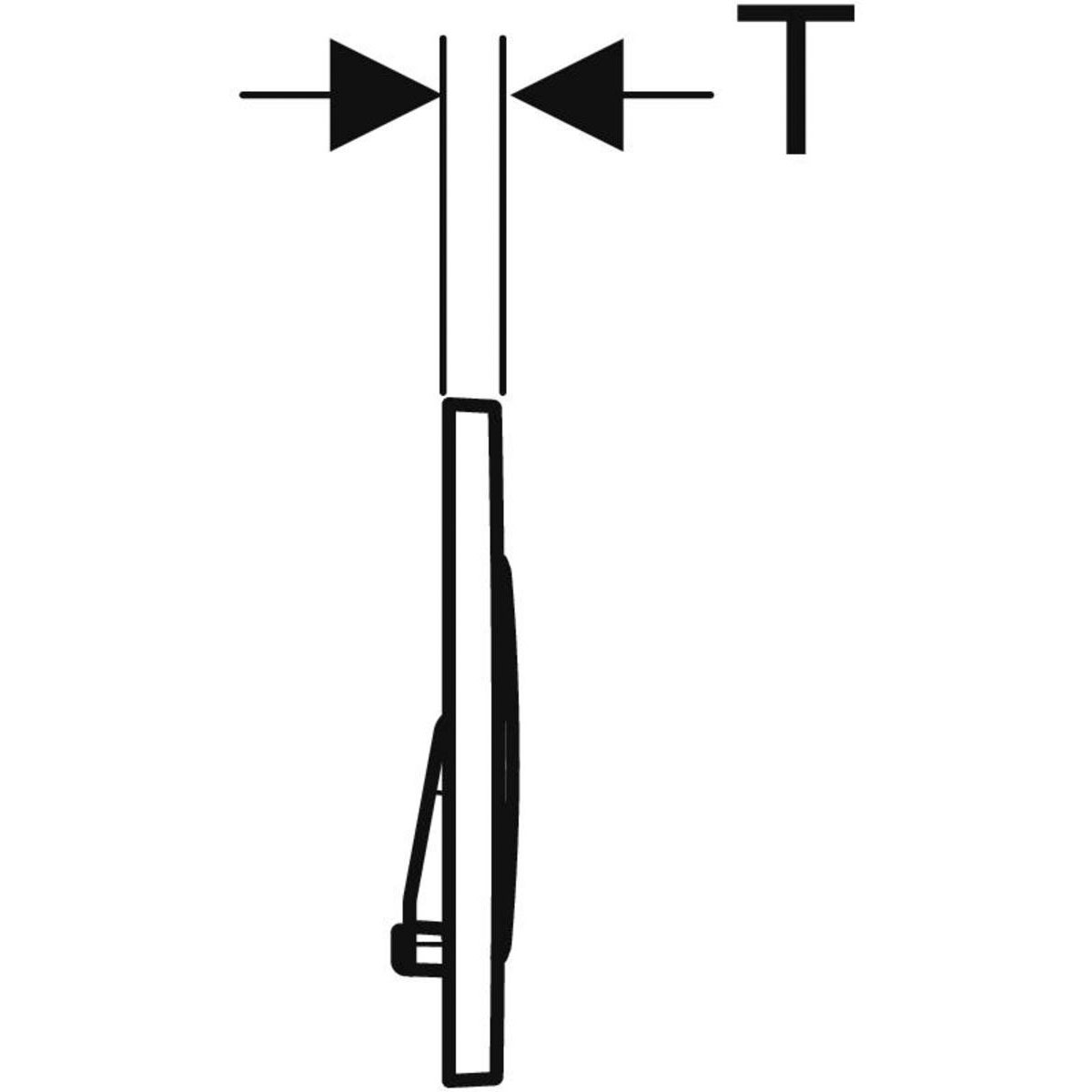 Geberit Betätigungsplatte Sigma 20 matt chrom Bild 5
