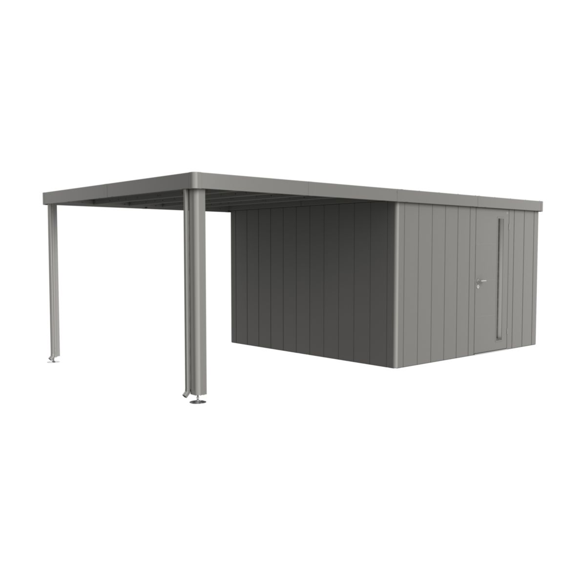 Biohort Seitendach zu Gerätehaus Neo Gr. 4A/4B/4C/4D quarzgrau-metallic