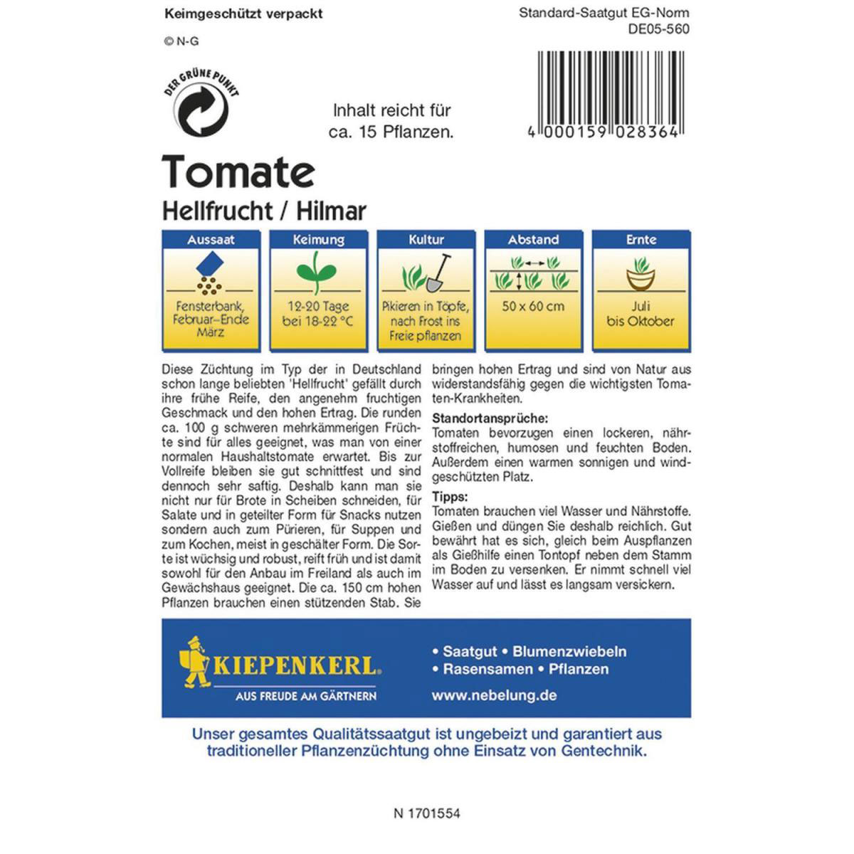 Kiepenkerl Tomaten Hilmar Profi-Line Bild 2