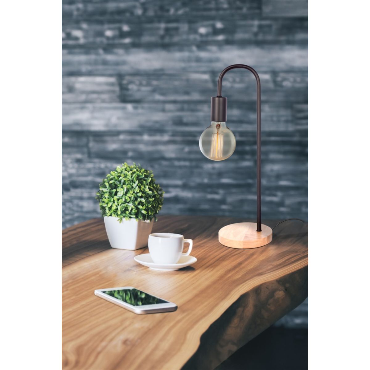 Tischlampe Vinara 625 schwarz Bild 2