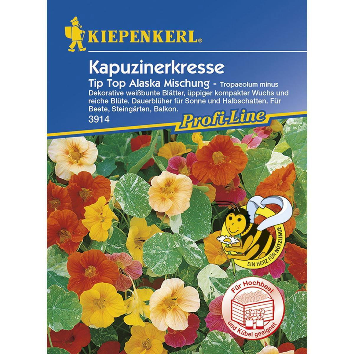 Kiepenkerl Kapuzinerkresse Tip Top Alaska Mischung Profi-Line
