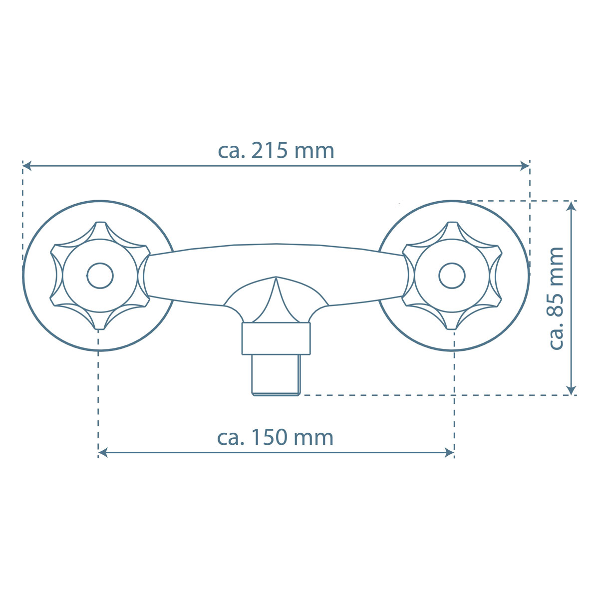 Schütte  Duscharmatur Savino,chrom,Zweigriff Bild 4