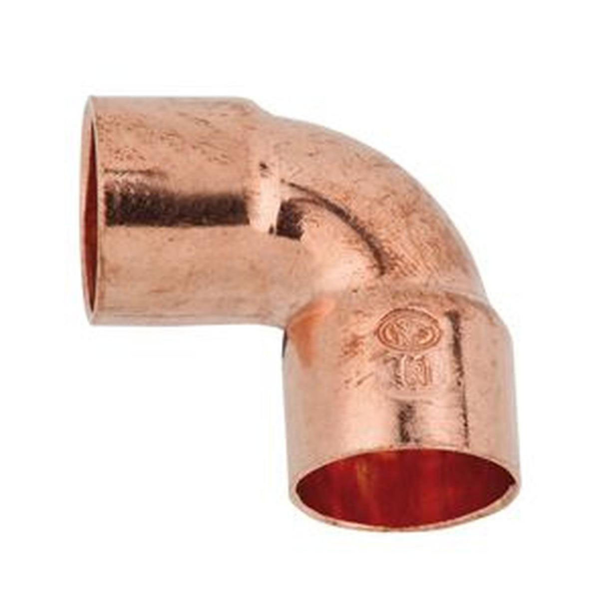 Kirchhoff 90-Winkel 22 mm 2 Muffen Kupfer