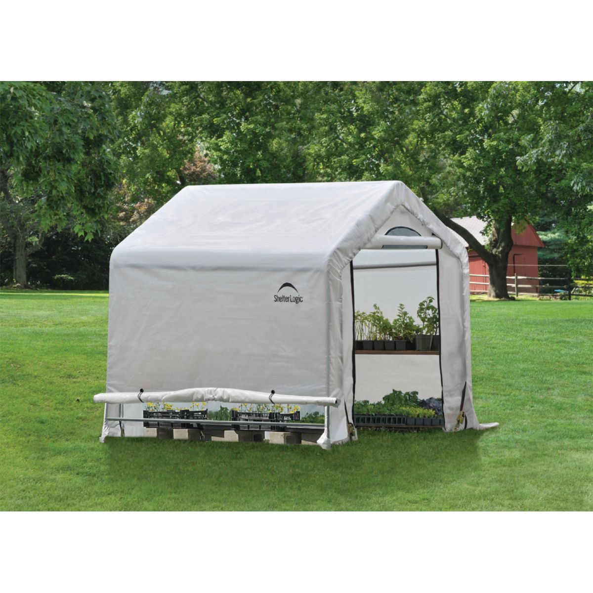 ShelterLogic Gewächshaus 3,24 m² 180x180x180cm Bild 2