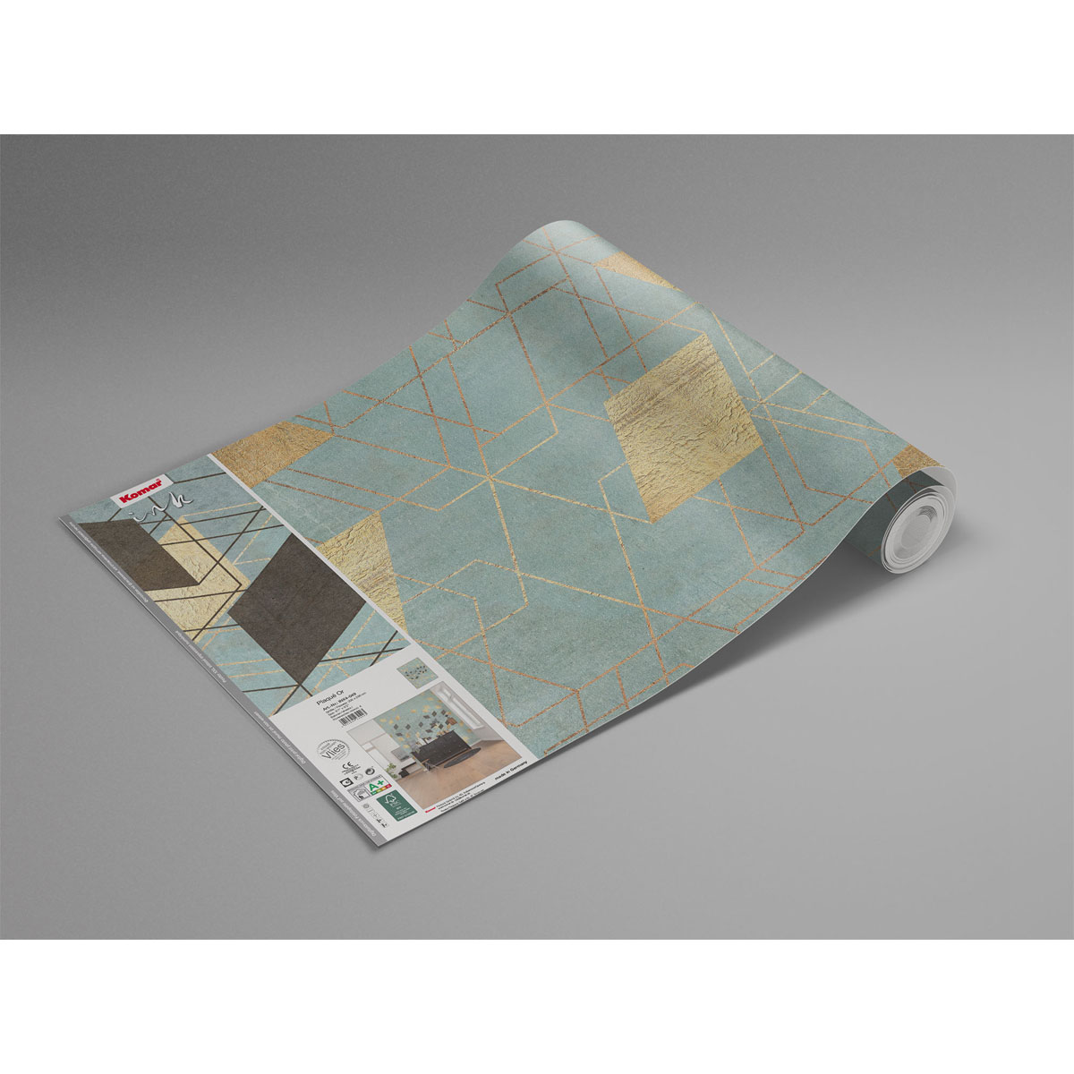 Komar  Vlies Fototapete Plaqué Or 200x280 cm Bild 9