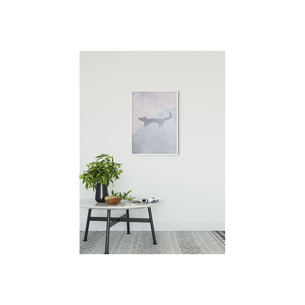 Komar  Wandbild Wild and Free Fox 50x70 cm