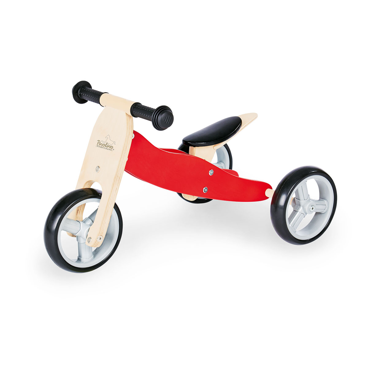 Pinolino Mini-Laufdreirad Charlie, rot/natur Bild 3
