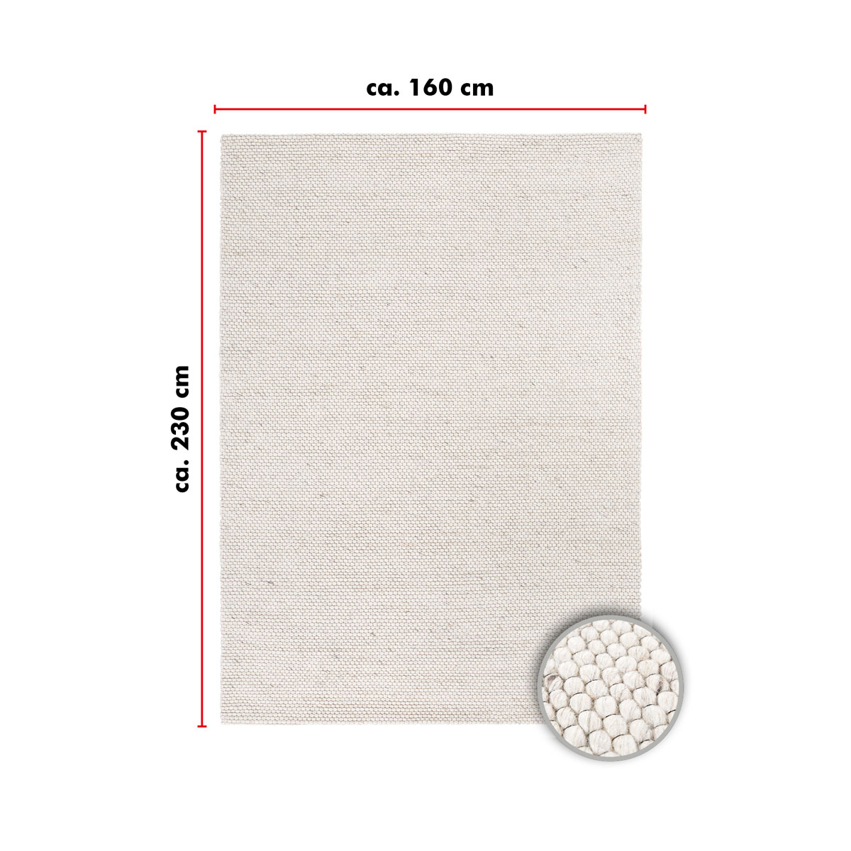 Barbara Becker  Teppich BB Brave creme natur 160 x 230 cm Bild 10