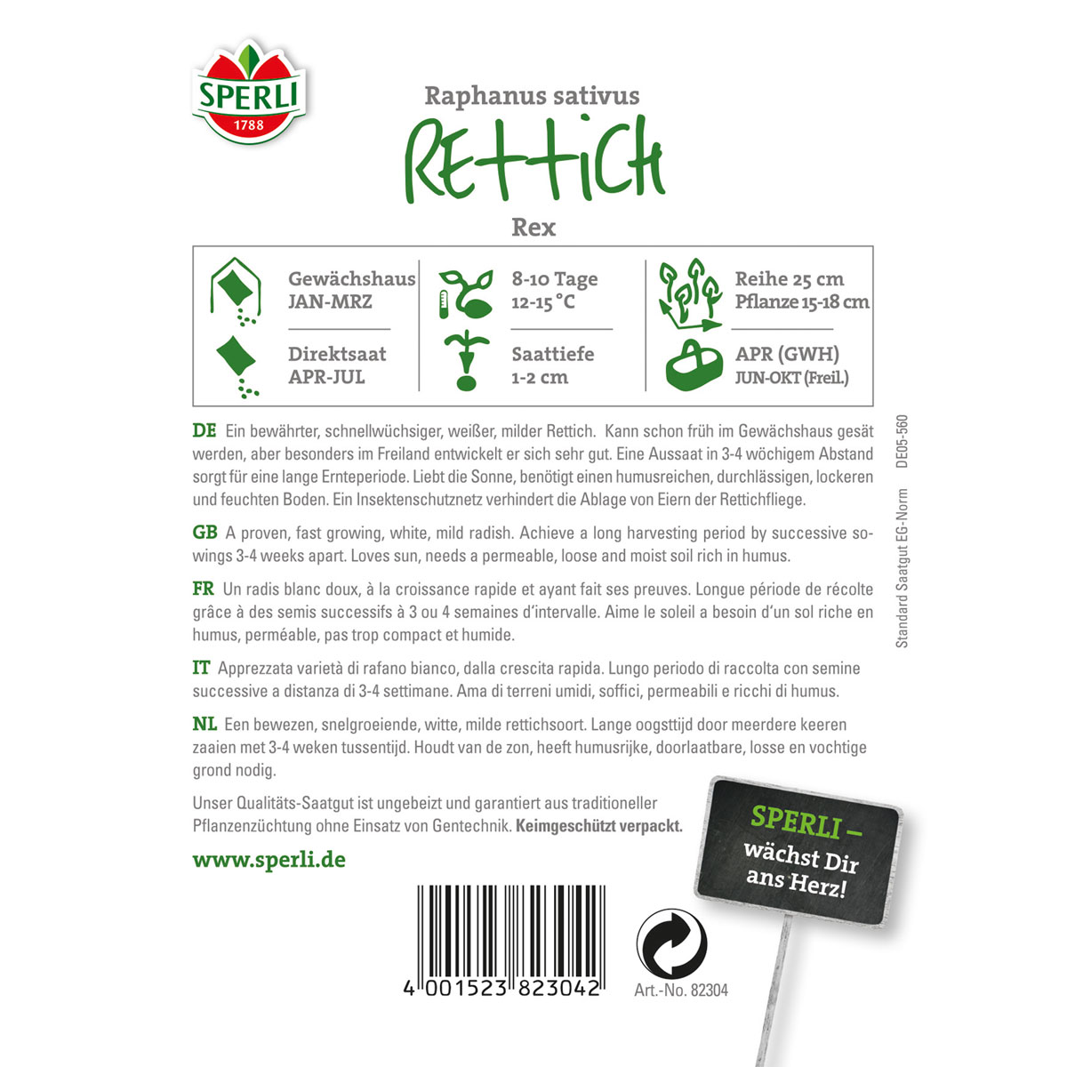 Sperli Rettich Rex Bild 2