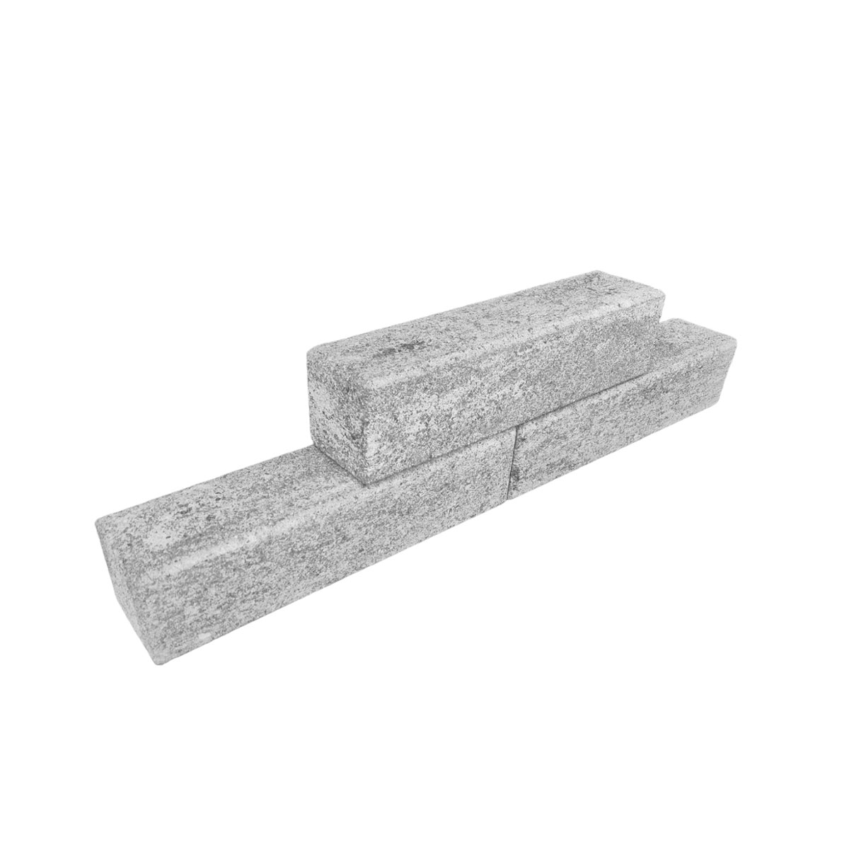 Diephaus  Mauerstein Varied Palisade weiss-schwarz 40 x 10 x 10 cm Bild 3