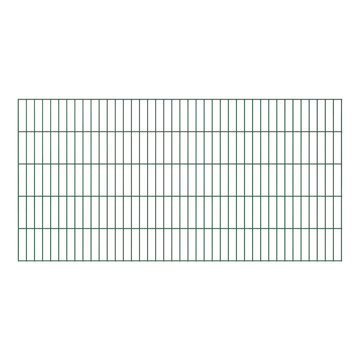 Durabil  Doppelstab Gittermatte-Zaunsystem 200 x 100 cm anthrazit Bild 1