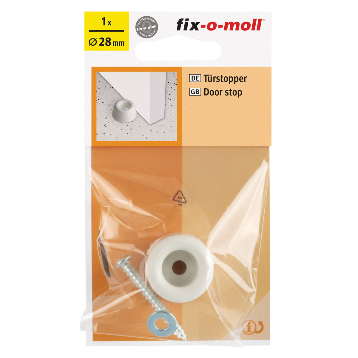 Suki Türstopper mit Schraube weiß Bild 2