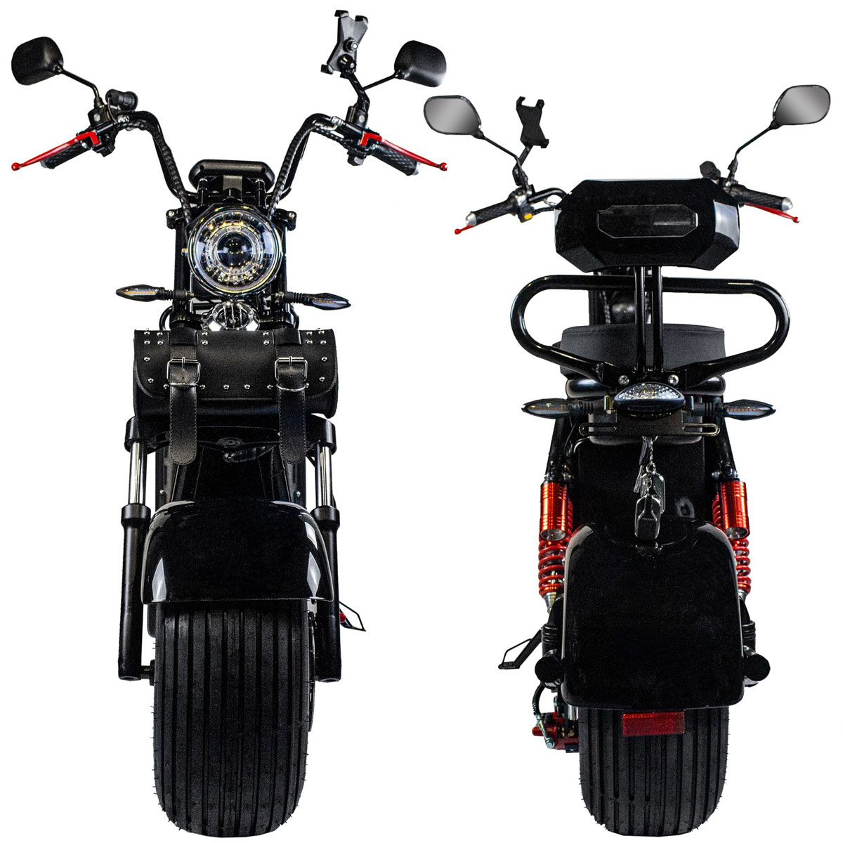 Rolektro E-Cruiser Schwarz, 45km/h Bild 7