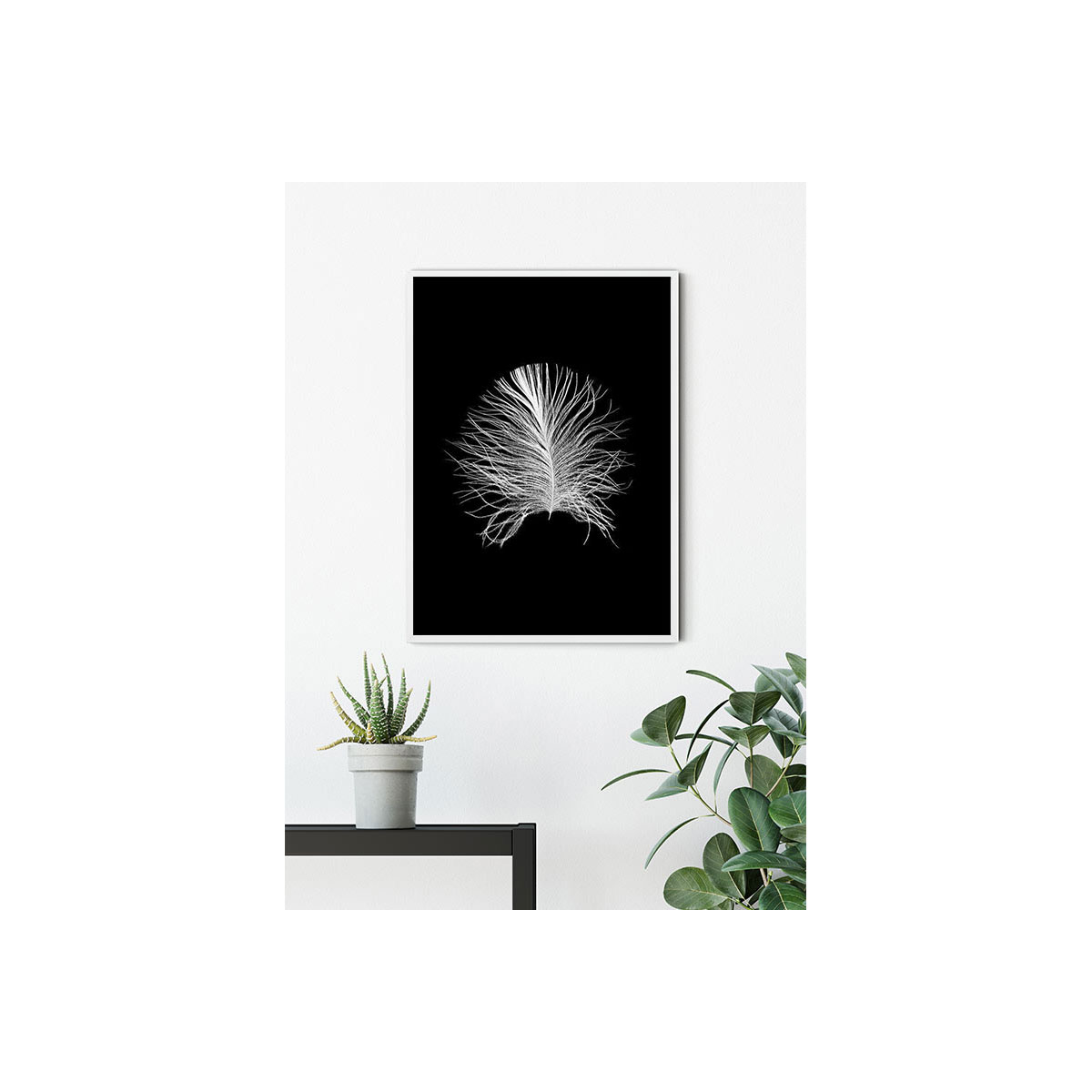 Komar  Wandbild Feather Black 40x50 cm Bild 5