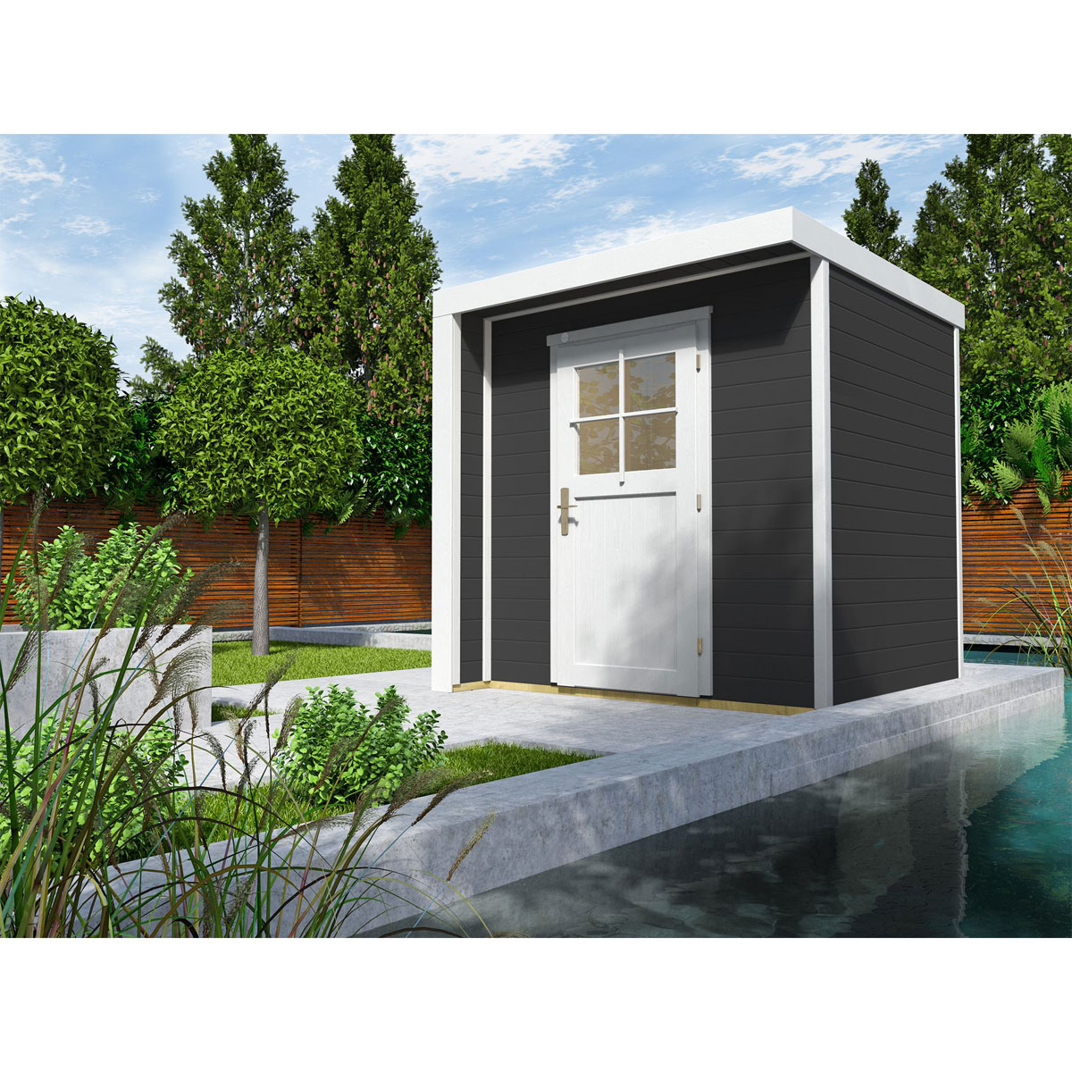 Weka Designhaus „RIVA“, anthrazit