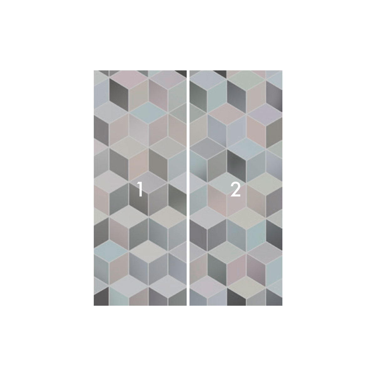 Komar  Vlies Fototapete Cubes Pastel 200x250 cm Bild 3