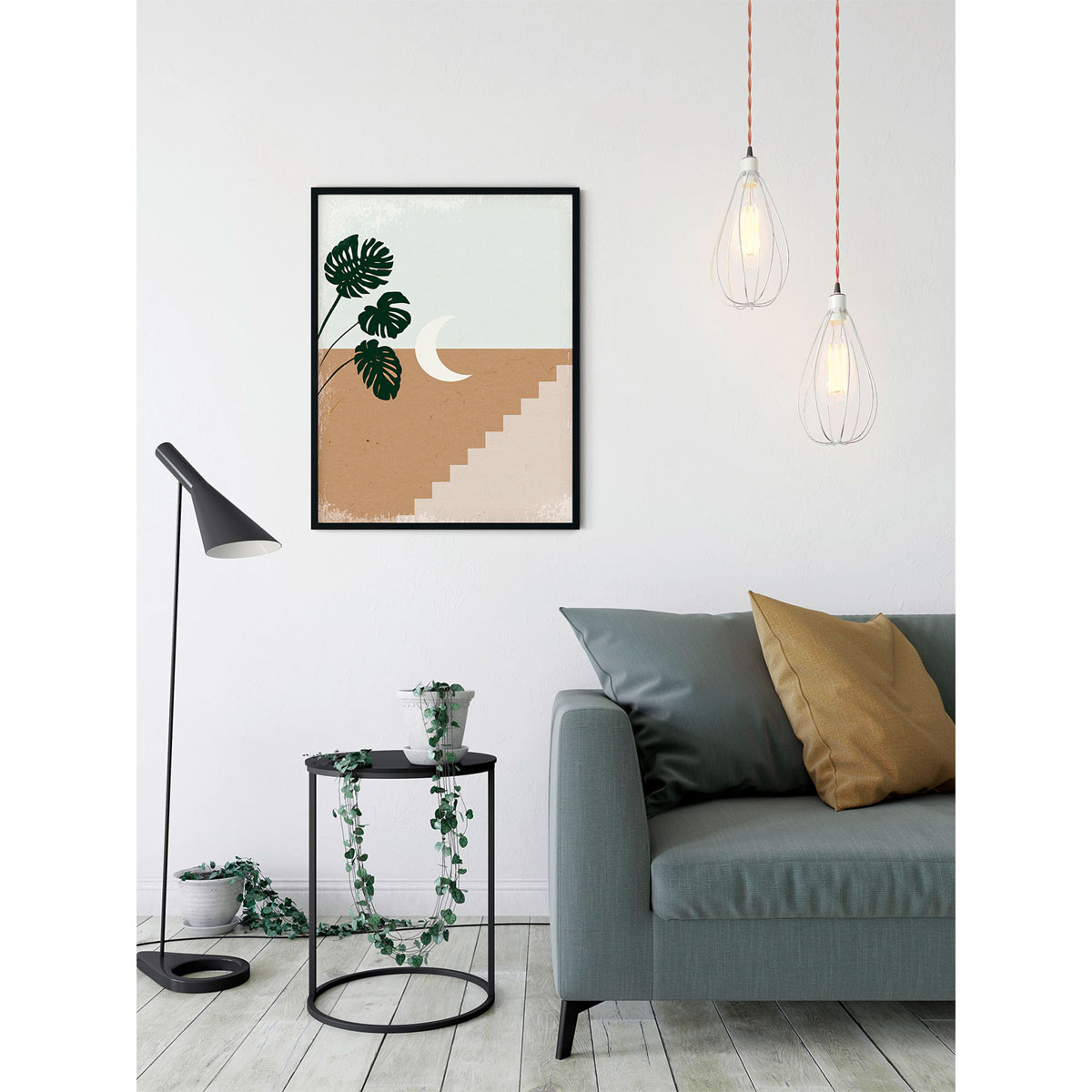 Komar  Wandbild Silence Crescent Moon 30x40 cm